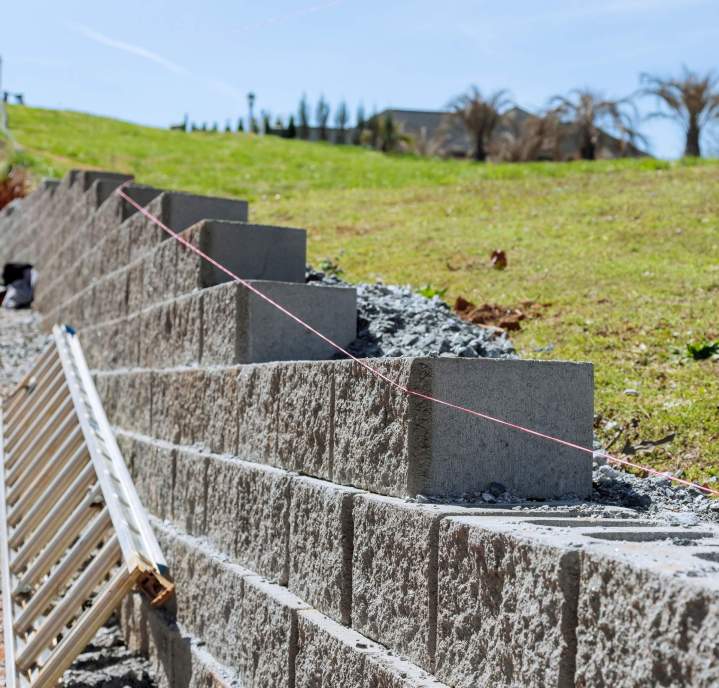 Mur de soutènement résidentiel Val-des-Monts